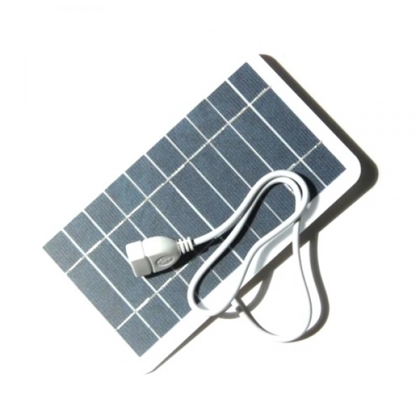 2W 5V Small Solar Panel with USB DIY Monocrystalli...