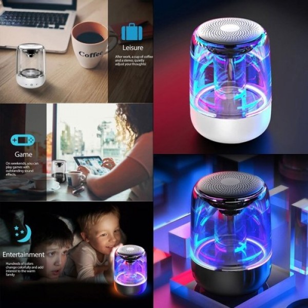 C7 Mini Portable Speakers Subwoofer Colorful LED ...