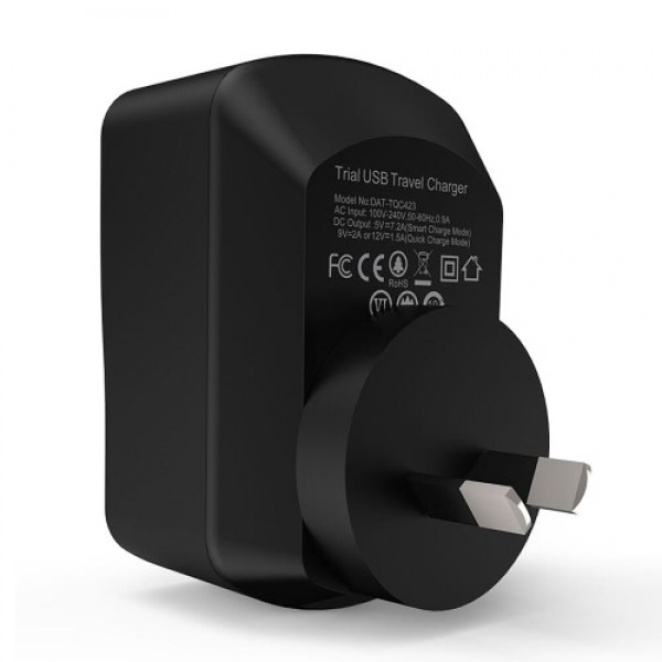 Arealer Quick Charger 3.0 Trial 42W USB Wall Charg...