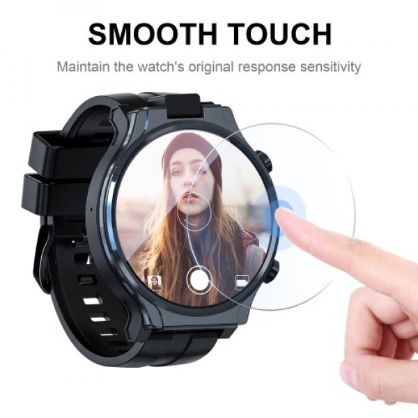 55.7mm Smart Watch Tempered Glass Screen Protector Clear Screen Protective Film Anti-Scratch/Anti-Bubble Wristwatch Cover Replac