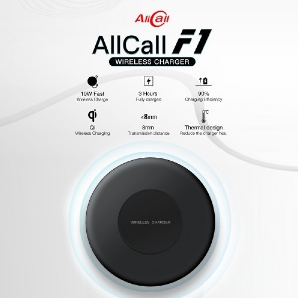 AllCall F1 10W Wireless Charger QI Standard Fast W...