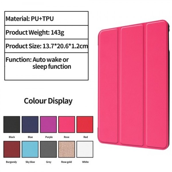 Tablet Cover Slim Light-Weighted Auto Sleep Wake Function Full Screen Display Hassle-Free Operation Case for iPad mini 5/4